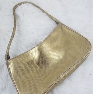 Vintage  Me Too Gold Shoulder Bag